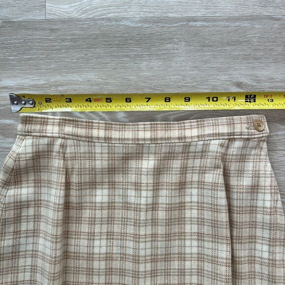 Vtg Pendleton 100% Wool Plaid Blazer & Skirt Set Women's-Size 6 - Picture 15 of 15